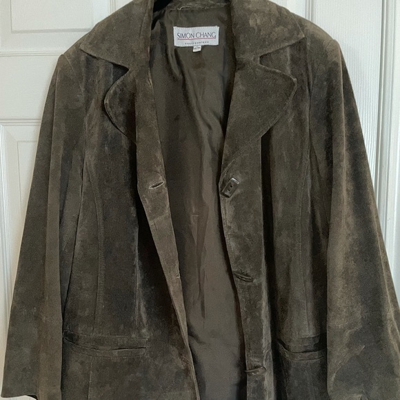 VINTAGE SIMON CHANG - 100% Leather/Suede - XL - OVERSIZED - Picture 2 of 16